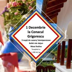 Weekend 1 Decembrie la Conacul Grigorescu